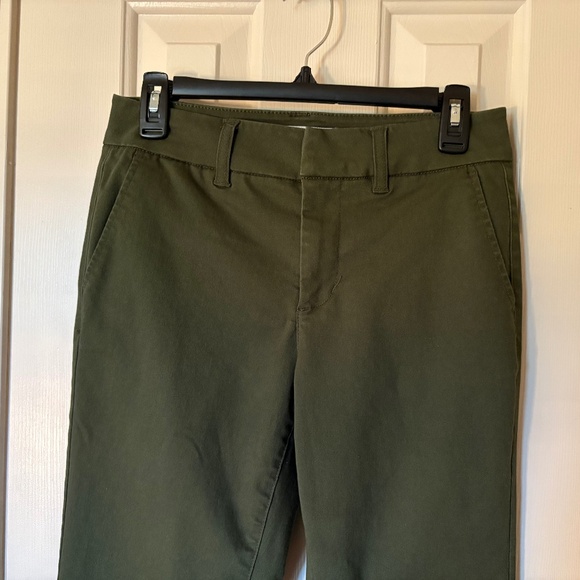 Montgomery Post Size 6 Olive Green Brooklyn Mid Rise Bootcut Pant - Picture 3 of 6